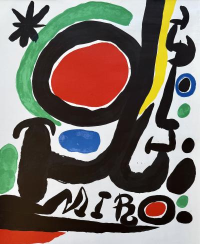 Joan MIRO - Fondation Maeght 1968 - Lithographie originale signée planche 2