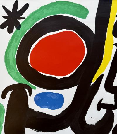 Joan MIRO - Fondation Maeght 1968 - Lithographie originale signée planche 2