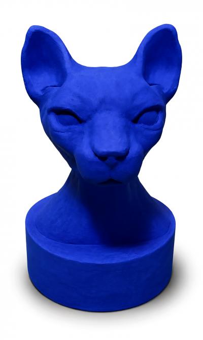 Onna Medeis, Sphynx monochrome, sculpture série limitée, 2025 2