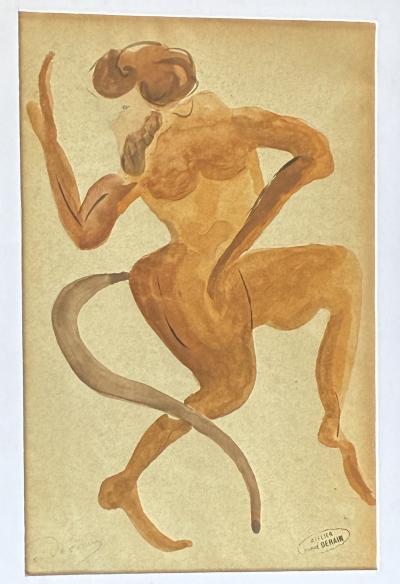 André DERAIN - Dessin gouache originale 2