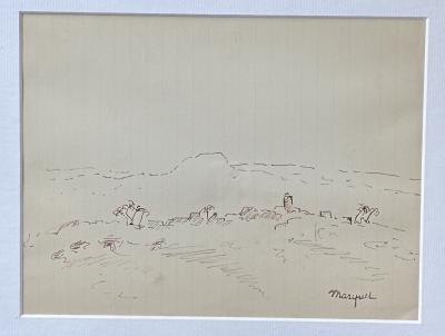 Albert MARQUET - Dessin original 2