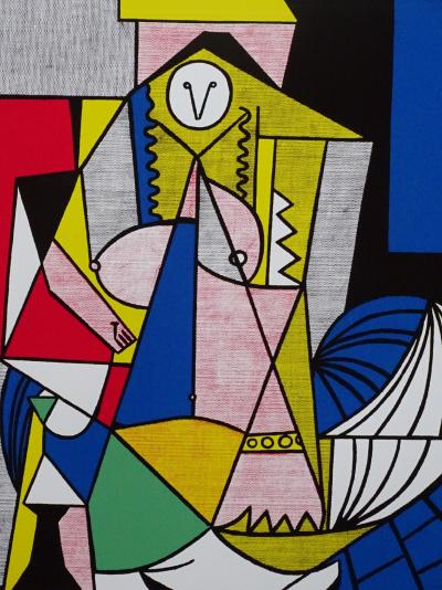Roy Lichtenstein – Femme d'Alger – 1987, Serigrafie 2