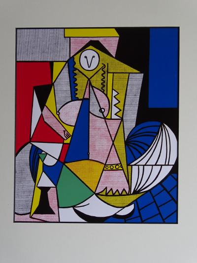 Roy Lichtenstein – Femme d'Alger – 1987, Serigrafie 2