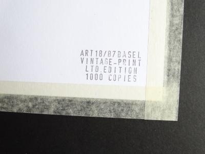 Roy Lichtenstein – Femme d'Alger – 1987, Serigrafie 2