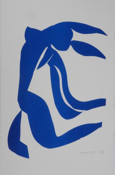 Henri MATISSE : Les Nus bleus (petits formats), Ensemble de 5 lithographies signées 2