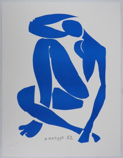 Henri MATISSE : Les Nus bleus, (grands formats) Ensemble de 5 lithographies signées 2