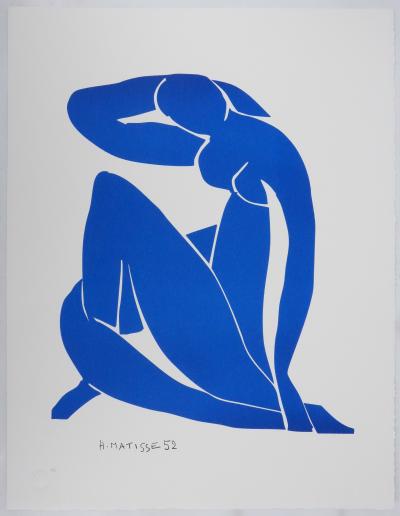 Henri MATISSE : Les Nus bleus, (grands formats) Ensemble de 5 lithographies signées 2