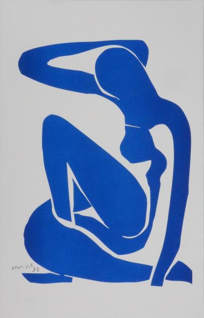 Henri MATISSE : Les Nus bleus (petits formats), Ensemble de 5 lithographies signées 2
