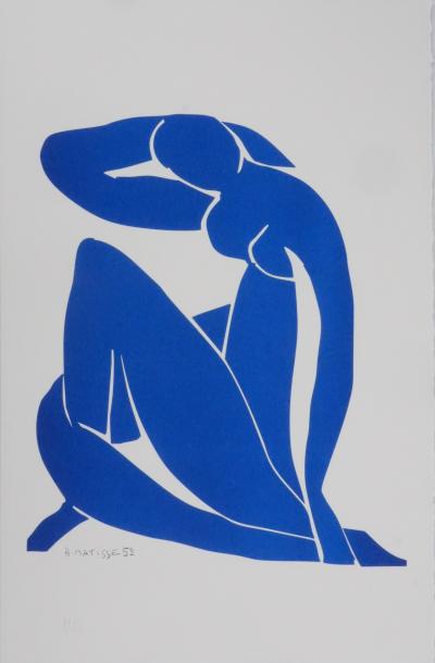 Henri MATISSE : Les Nus bleus (petits formats), Ensemble de 5 lithographies signées 2