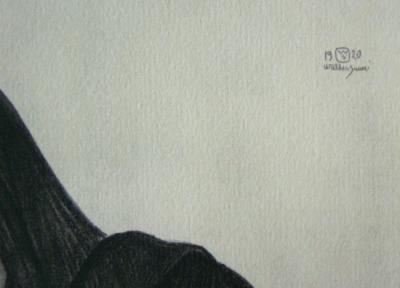 Walter Sauer (d'après) - Repos, 1930 - Héliogravure signée et datée 2