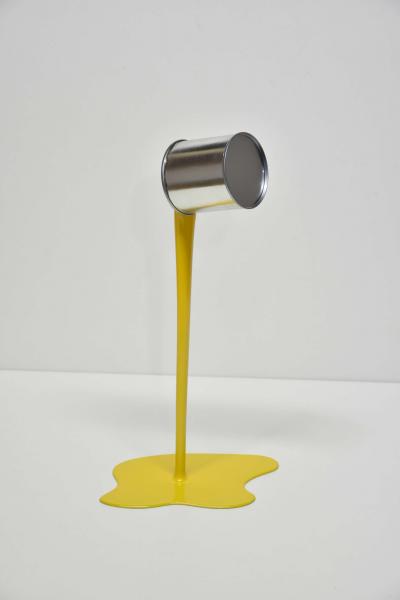 Yannick Bouillault - Intensément Jaune - sculpture  en Résine 2