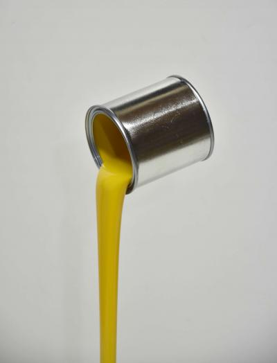 Yannick Bouillault - Intensément Jaune - sculpture  en Résine 2