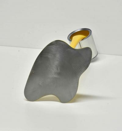 Yannick Bouillault - Intensément Jaune - sculpture  en Résine 2