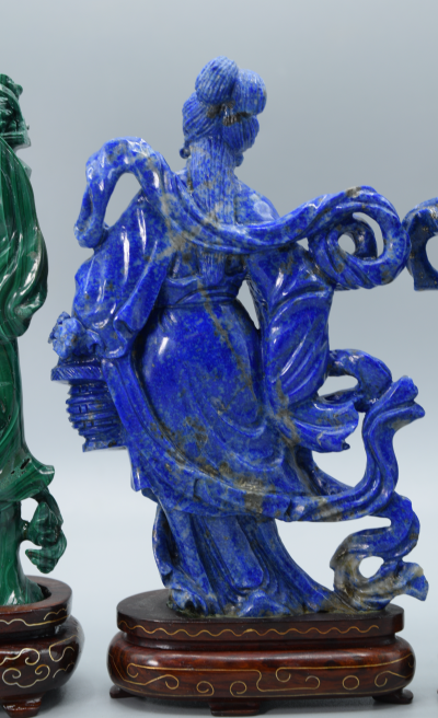 Chine , ensemble de 4 statuettes féminines - XXème siècle 2