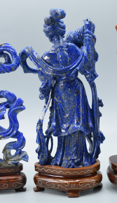 Chine , ensemble de 4 statuettes féminines - XXème siècle 2