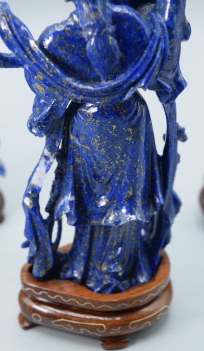 Chine , ensemble de 4 statuettes féminines - XXème siècle 2