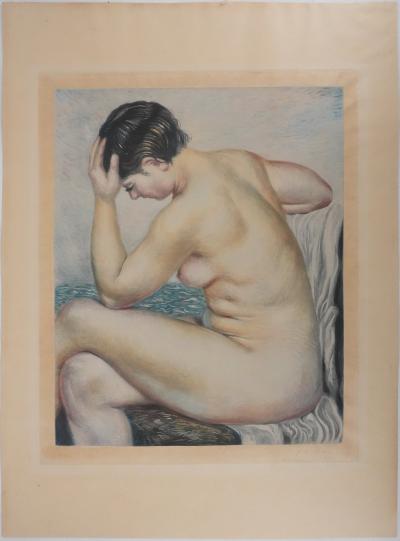 Giorgio De Chirico - Baigneuse assise, 1931 - Gravure originale signée 2