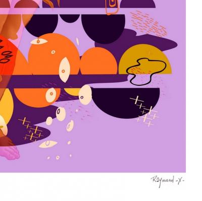 Thierry CORPET (Raymond X) - The Venus in yellow furs I , 2022 - Sérigraphie signée et numérotée 2