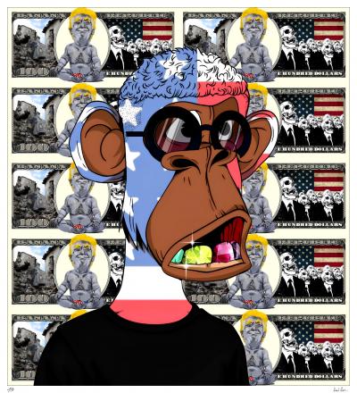 Karl Kox -Banana Republic #16, 2024 - Sérigraphie originale signée et numérotée