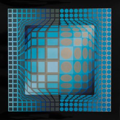 Victor VASARELY : KOSKA-REV - Estampe offset 2