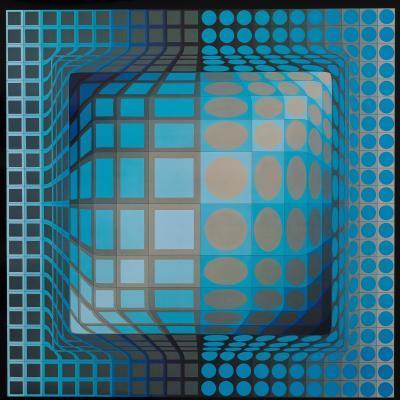 Victor VASARELY : KOSKA-REV - Estampe offset 2