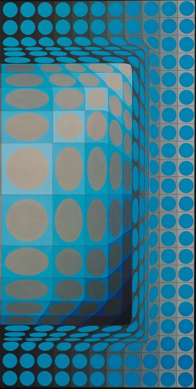 Victor VASARELY : KOSKA-REV - Estampe offset 2