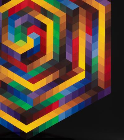 Victor VASARELY : HAT-B - Estampe offset 2