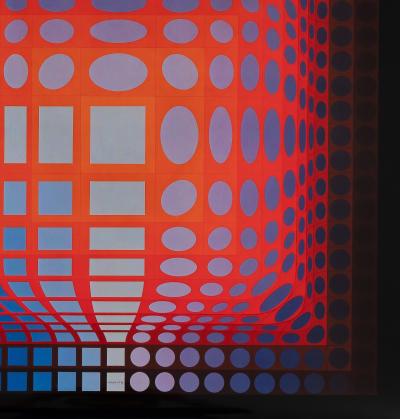 Victor VASARELY : KOSKA-QUEMER - Estampe offset 2