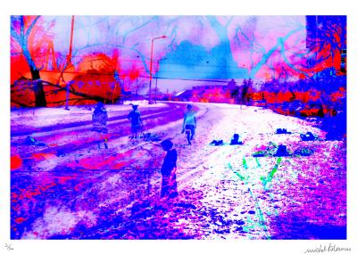 Michel TABANOU - forgetfullness and silence, 2019 - Sérigraphie originale signée et numérotée