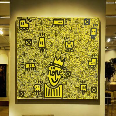 Mr Hope - King Yellow - Acrylique sur toile 2