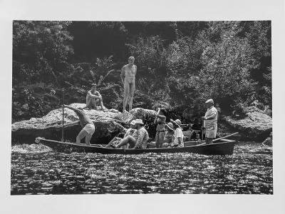 José Nicolas - Nudistes aux gorges de l’Ardeche 1995 - Tirage argentique 2
