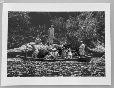 José Nicolas - Nudistes aux gorges de l’Ardeche 1995 - Tirage argentique 2