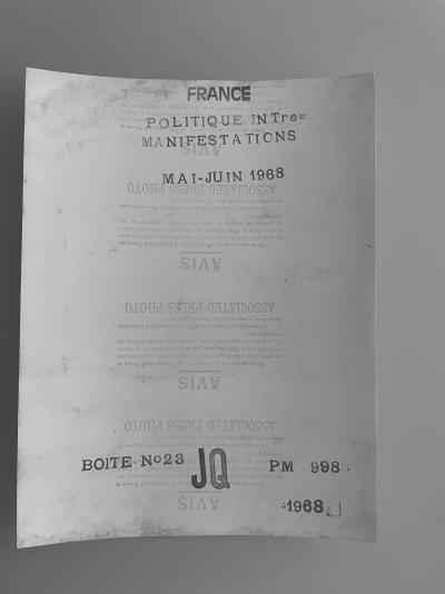 AP - Barricade Mai 68 - Tirage argentique 2