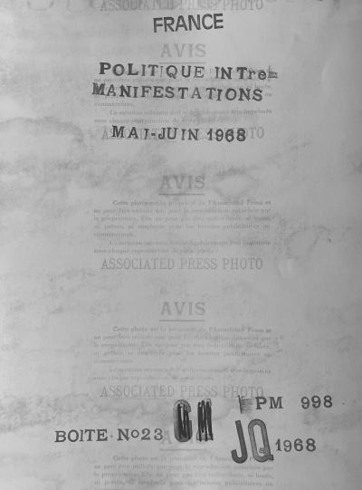 AP - Barricade Mai 68 - 2 - Tirage argentique 2