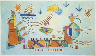 Vassily KANDINSKY : Paysage musical - Lithographie signée 2