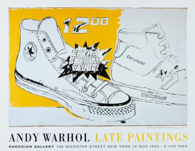 Andy WARHOL : Converse - Affiche originale en couleurs 2