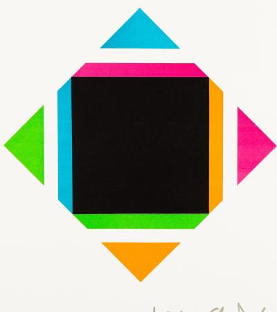Max BILL: Geometric Composition - Original signed lithograph 2