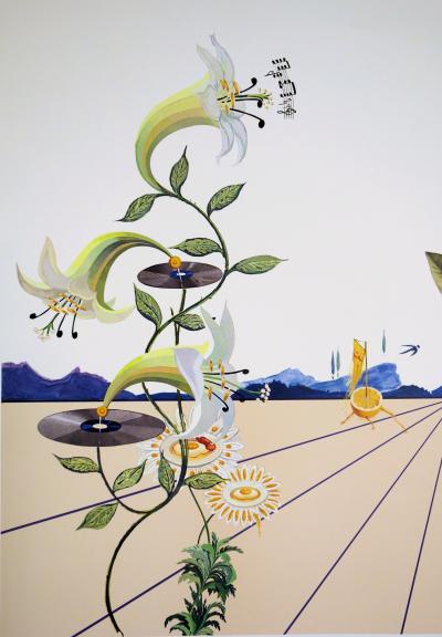 Salvador DALI : Flordali I - Lithographie originale signée 2