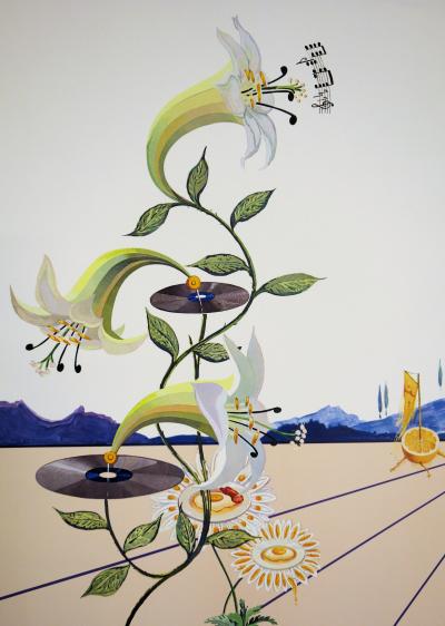 Salvador DALI : Flordali I - Lithographie originale signée 2