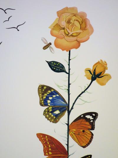 Salvador DALI : Flordali II - Lithographie originale signée 2