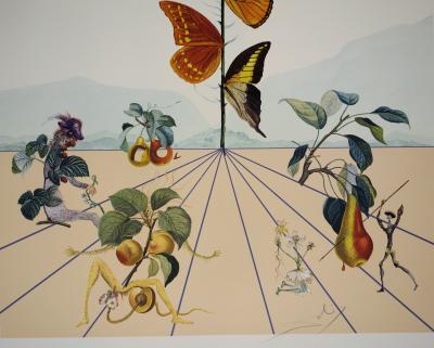 Salvador DALI : Flordali II - Lithographie originale signée 2