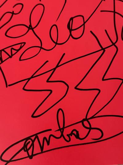 Robert Combas - Guerrier - 1999 - Dessin au feutre - Signé 2