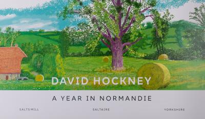 David HOCKNEY : Après la moisson - Affiche originale en couleurs 2
