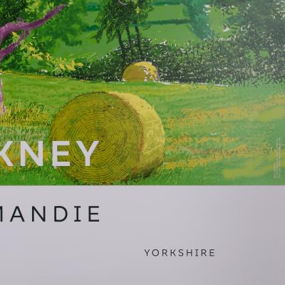 David HOCKNEY : Après la moisson - Affiche originale en couleurs 2