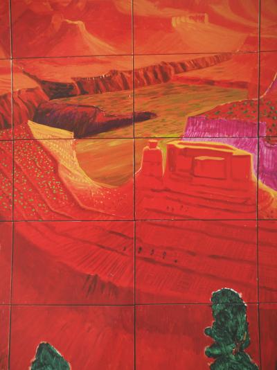 David HOCKNEY : Closer Grand Canyon - Affiche en couleurs 2