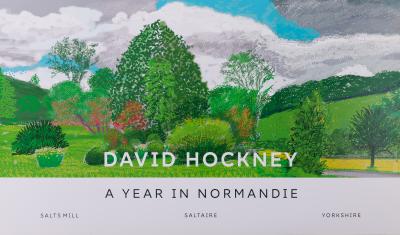 David Hockney: On the Hill - Original color poster 2