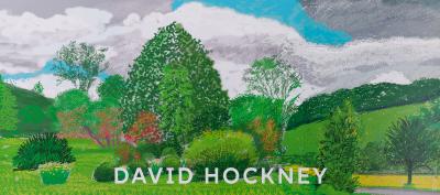 David Hockney: On the Hill - Original color poster 2