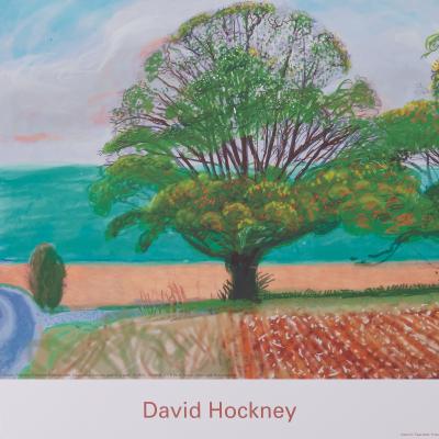 David Hockney: Autumn in Thixendale - Original color poster 2
