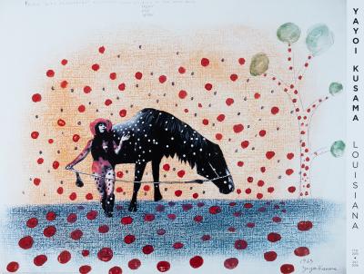 Yayoi KUSAMA : Self-Obliteration - Affiche originale signée 2