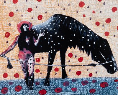 Yayoi KUSAMA : Self-Obliteration - Affiche originale signée 2